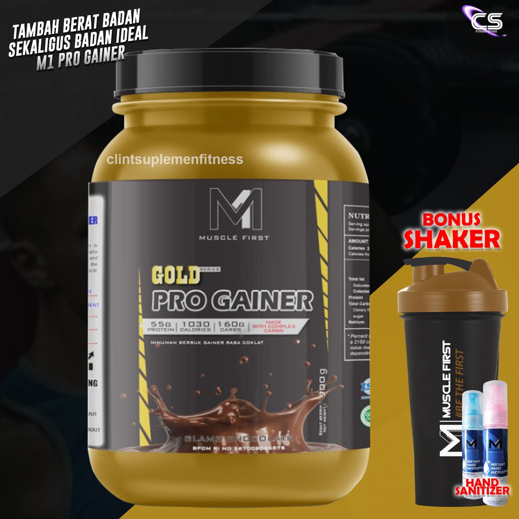 

Muscle First Gold Pro Mass Gainer 2lbs Penambah Berat Badan