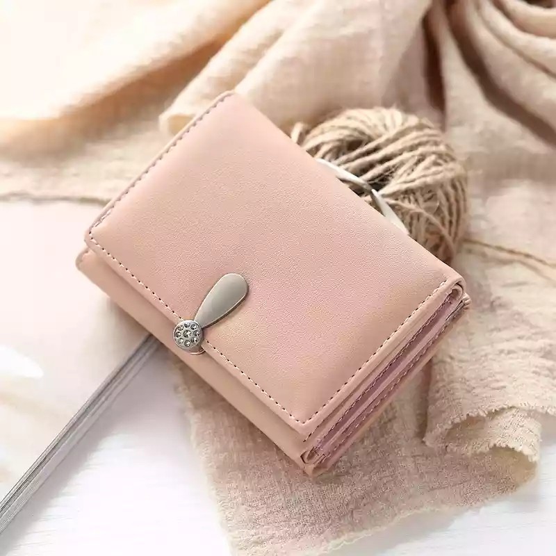 Dompet Kecil Wanita Compact Lipat Import