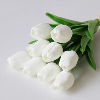 Bunga Hias Mini Bunga Tulip Plastik Bunga Artificial Bunga Hias Mini Bunga Tulip Plastik Bunga Artificial