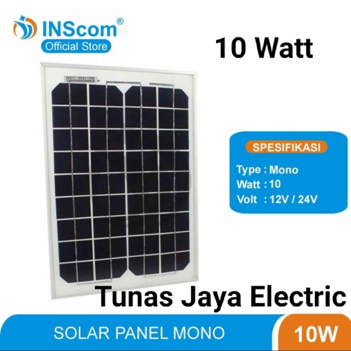 Solar Panel / Panel Surya / Solar Cell 10WP MONO INSCOM
