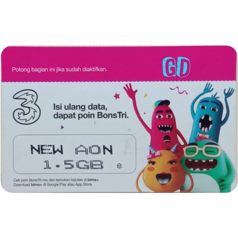 Voucher Three New AON 1,5GB