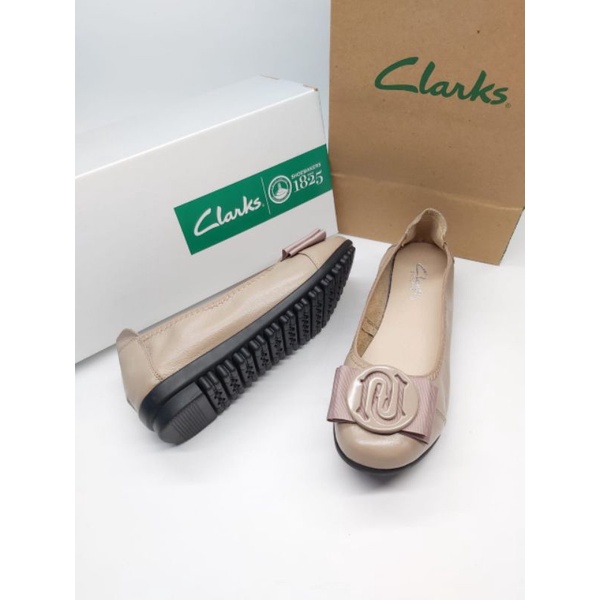 Clarks shoes 21801 kulit sapi asli