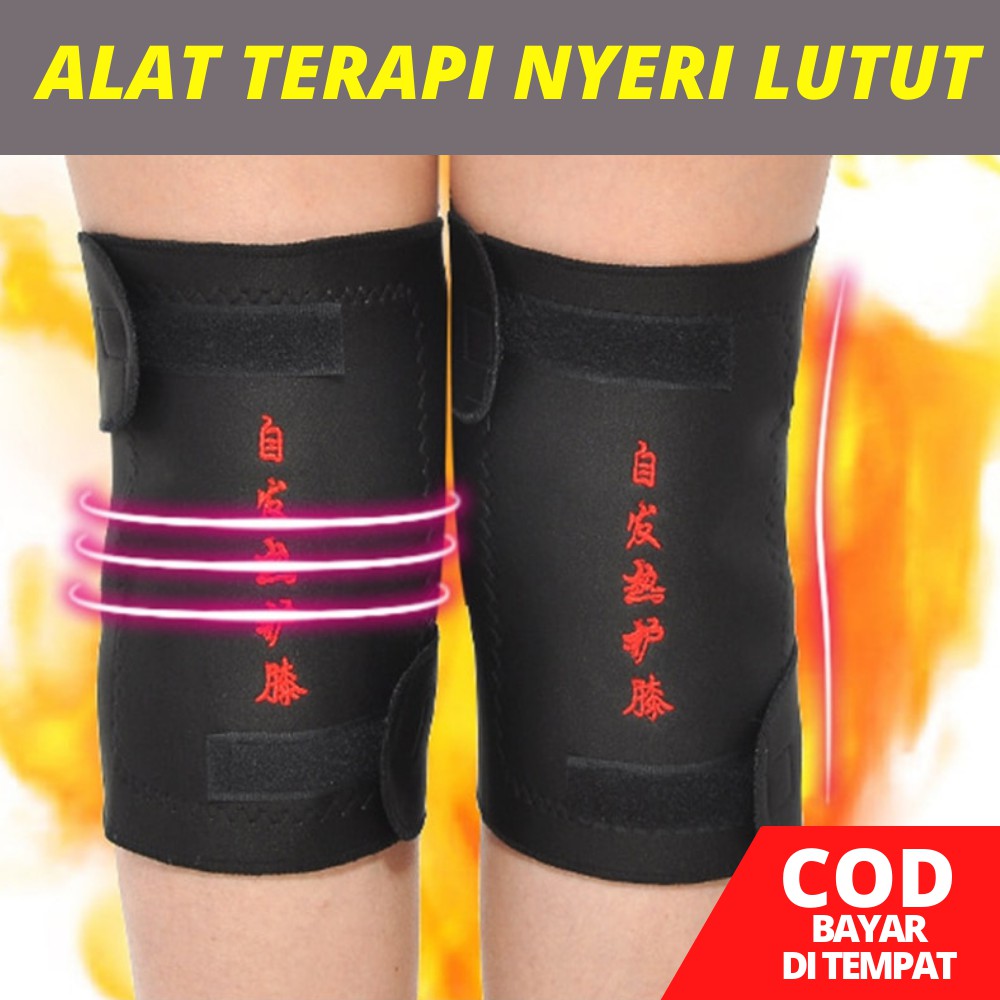 ALAT TERAPI LUTUT MAGNETIK SABUK TERAPI PEMANAS NYERI LUTUT DEKER DENGKUL KAKI HG05