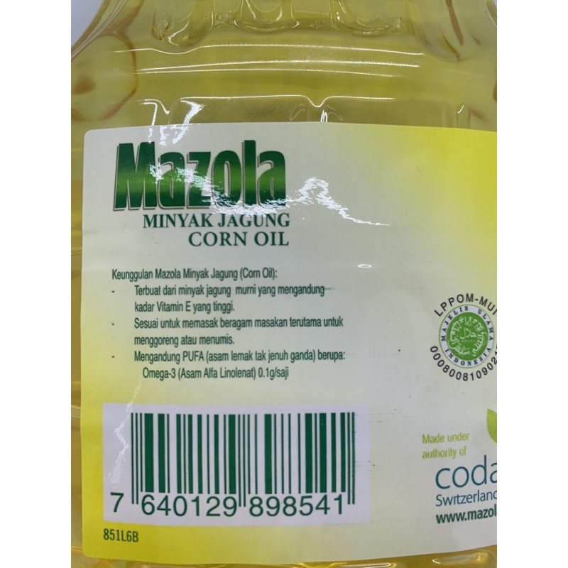 Mazola Minyak Jagung 900ml Corn Oil