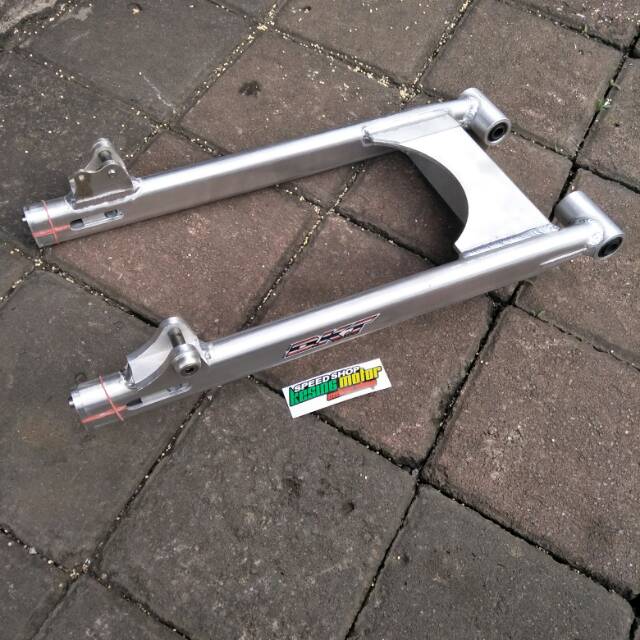 Swing Arm DKT Thailand Almu Model Oval Warna Silver Yamaha RX King,RXK,RXS