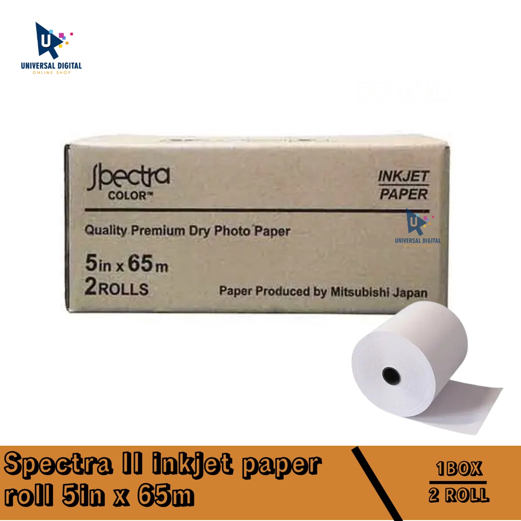 Kertas Foto Spectra Inkjet Paper Roll 5inch x 65m