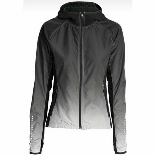 H&M BLACK GREY RUNNING JACKET ORIGINAL