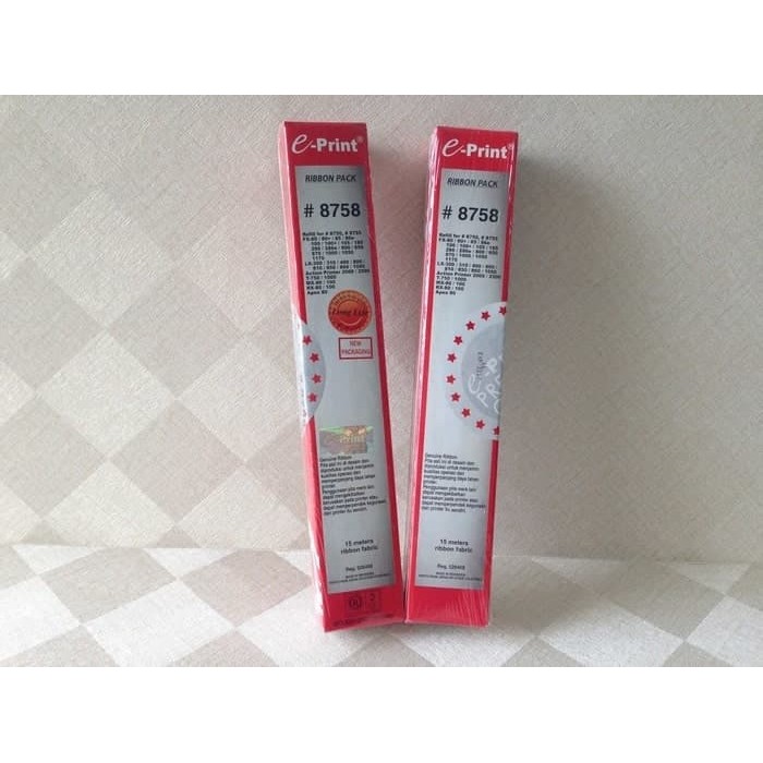 E-PRINT RIBBON PACK REFILL #8758 FOR LX 300 / PITA PRINTER