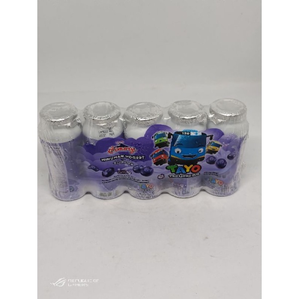 

Cimory Yoghurt Pororo Blueberry isi 5 @75ml