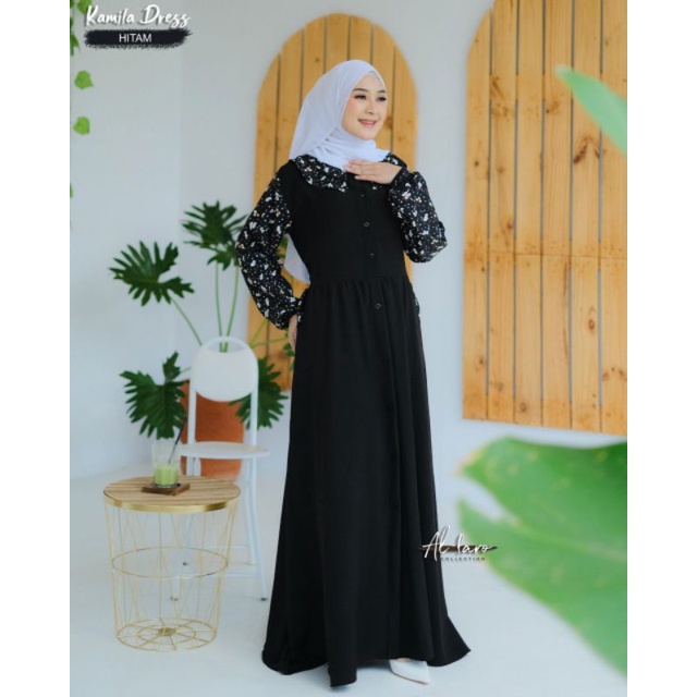 Gamis KAMILA DRESS Original BY Alleya style /  GAMIS remaja