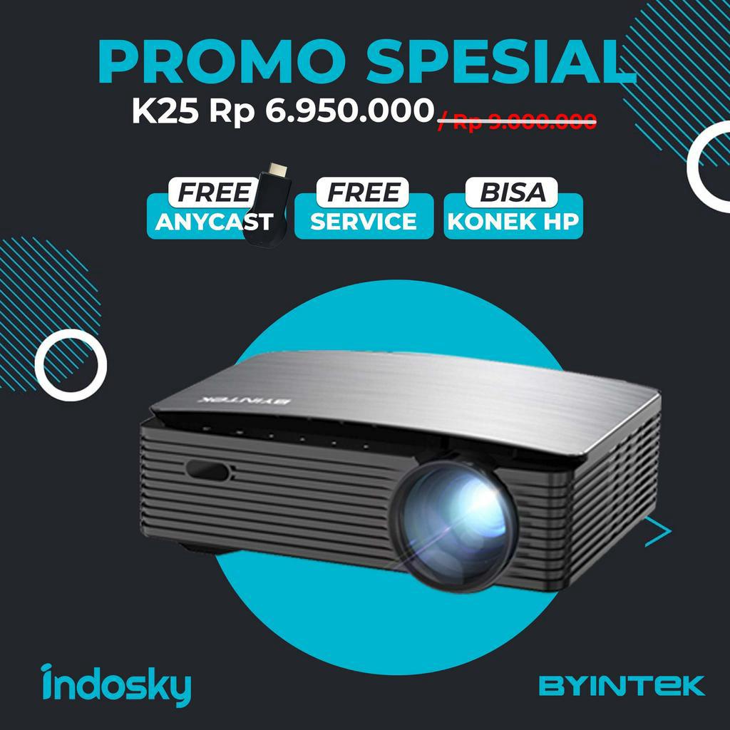 Indosky Projector - Proyektor Byintek K25