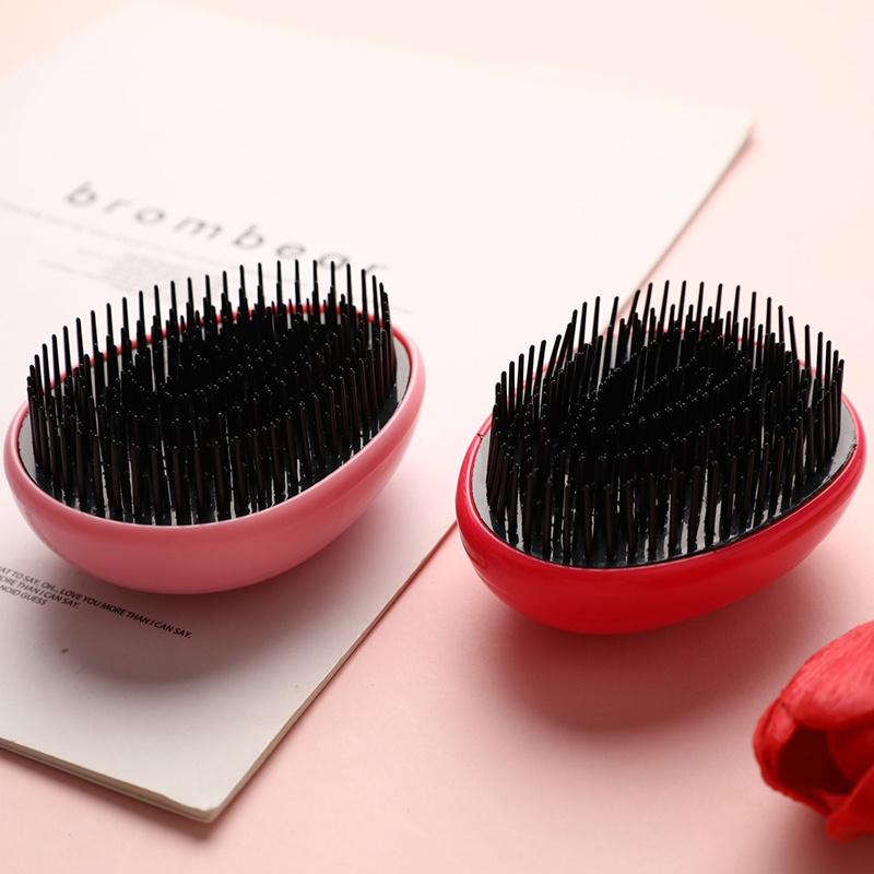 Sisir Rambut Anti Statis Bentuk Telur Untuk Styling