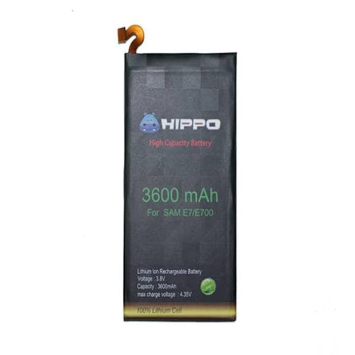 Baterai Hippo Samsung E7 E700 3600 mAh Garansi Resmi