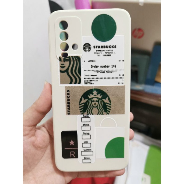 Case tpu overseas starbacks Redmi note 9 4g/ M3