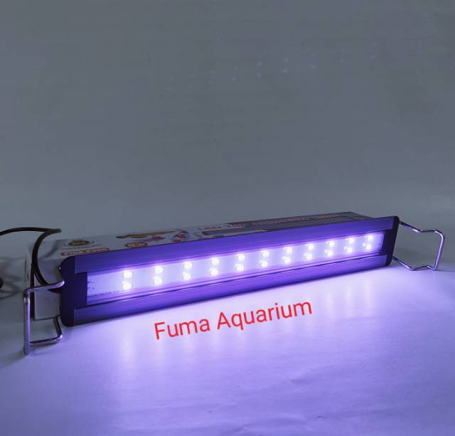 LAMPU LED TOP AQUARIUM AQUASCAPE ARWANA SPA PINK-400 9WATT 40cm