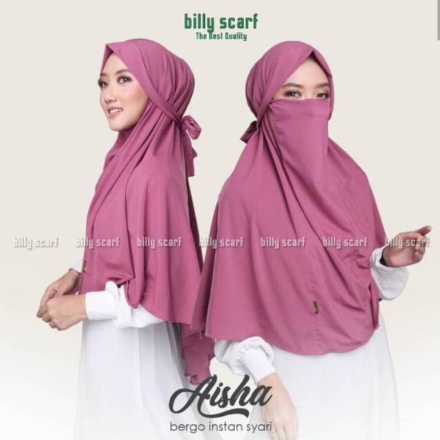 Hijab Instan Cadar Niqab Anti Corona / Khimar Masker Cadar / Khimar Syari Jersey Cadar /Khimar Niqab