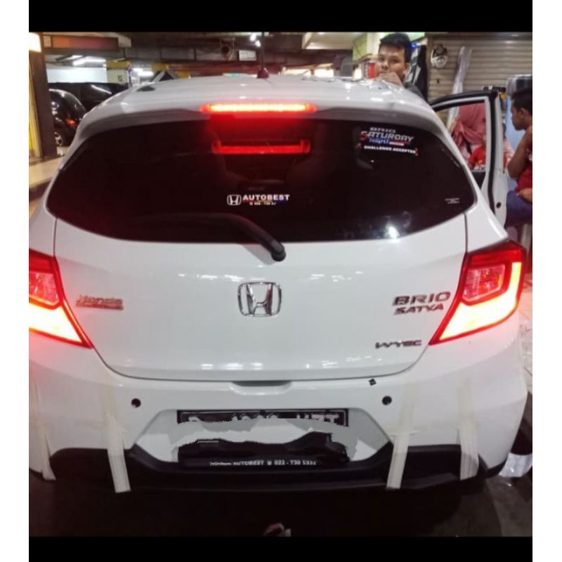 logo Honda belakang dan emblem RS all Brio 2018/2019