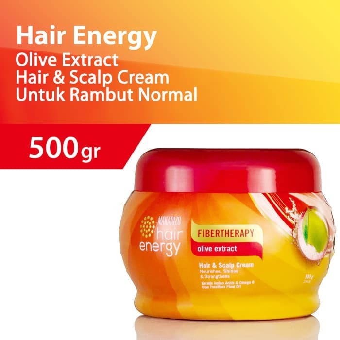 Makarizo Hair Energy Hair &amp; Scalp Creambath 500GR ORIGINAL