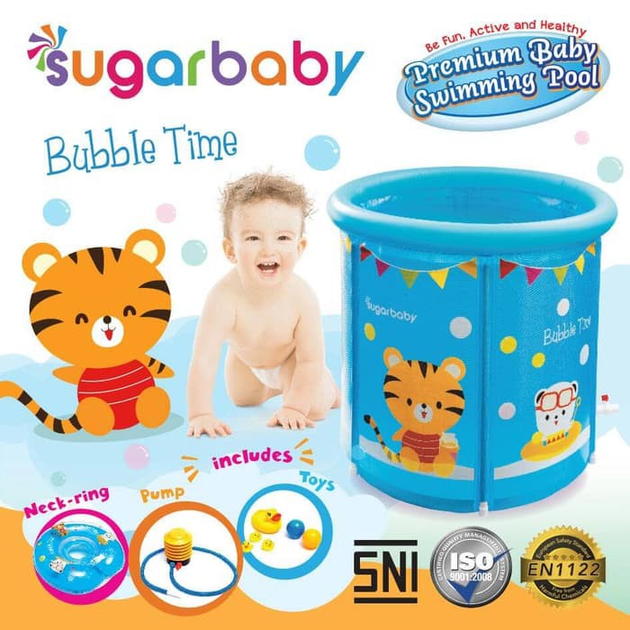 [FREE BUBBLE WRAP] Sugar Baby Premium Swimming Pool / Sugar Baby Kolam Baby Spa Bulat