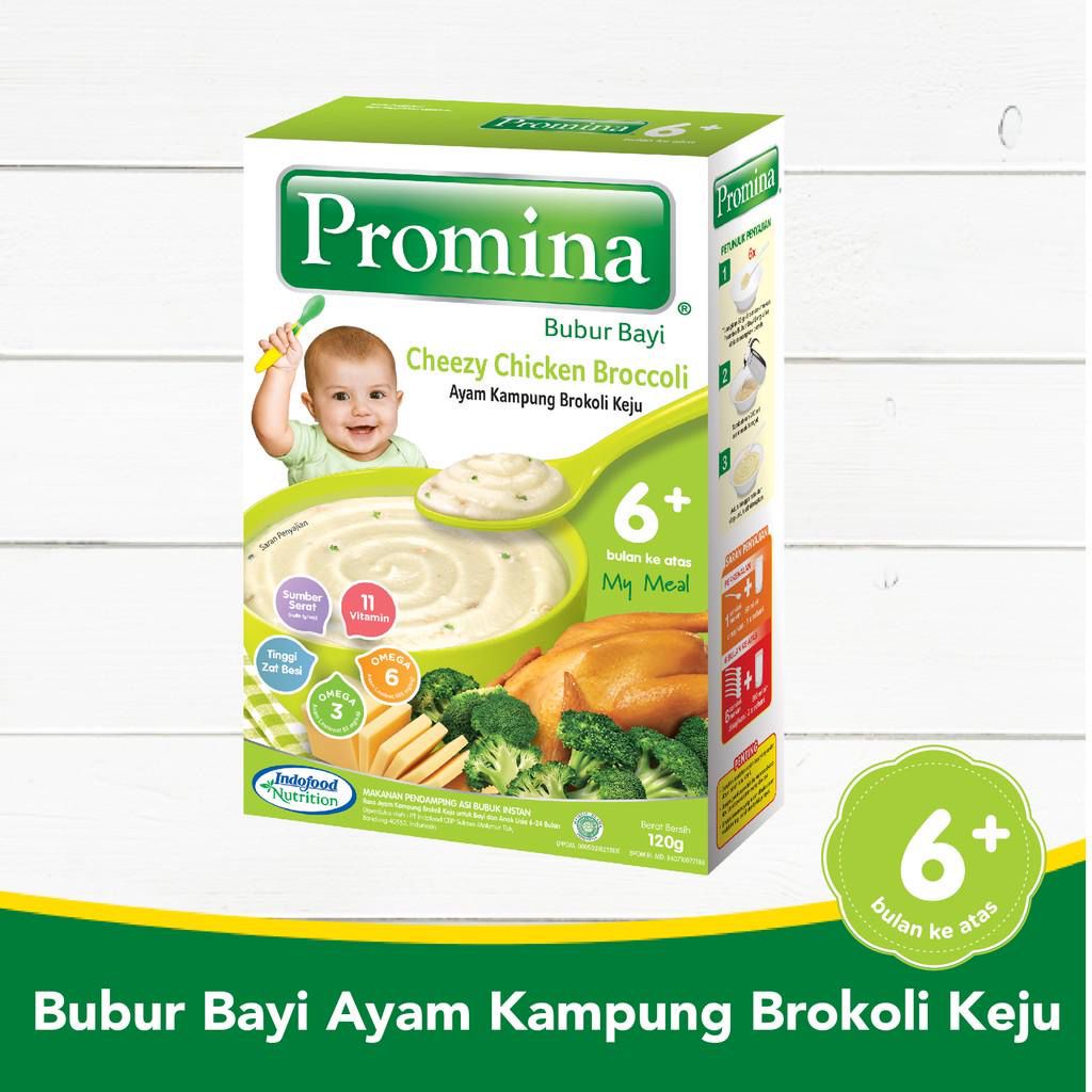 Promina Bubur Bayi Ayam Kampung Brokoli Keju / Sapi Dan Wortel 120 gr