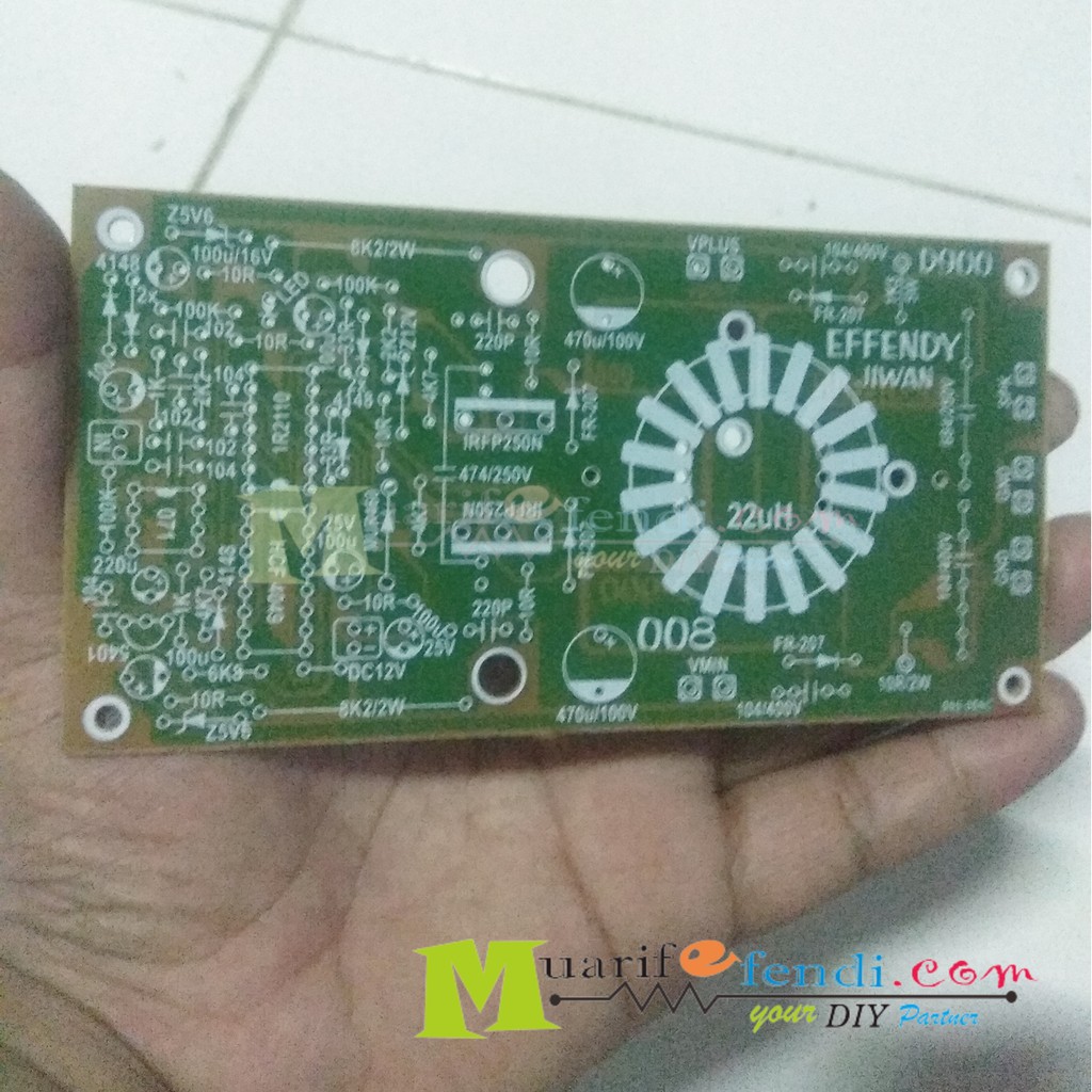 PCB Power Amplifier Class D D900 V4 EFFENDY 008M