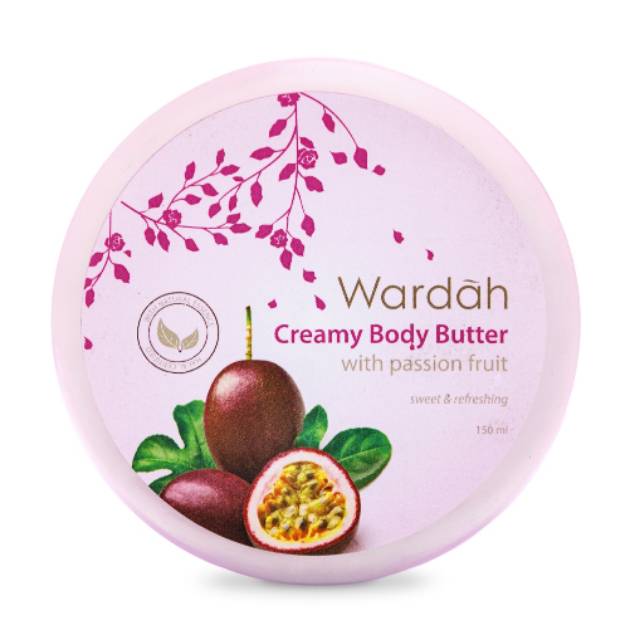Wardah Creamy Body Butter with Passion Fruit 150 ml