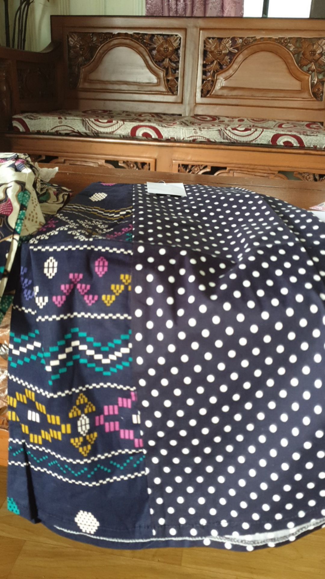 Pretty Batik Erica Two-tone Batik Tops - Atasan Batik Wanita Fit Up To L Kecil