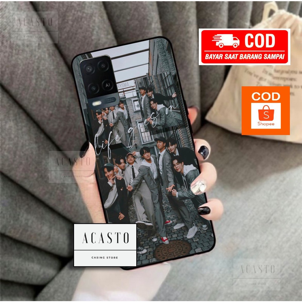 ACASTO Case Vivo Y21/ Y21s/ Y33s motif fashion aesthetic k-pop BTS art 001 theme unik keren custom c