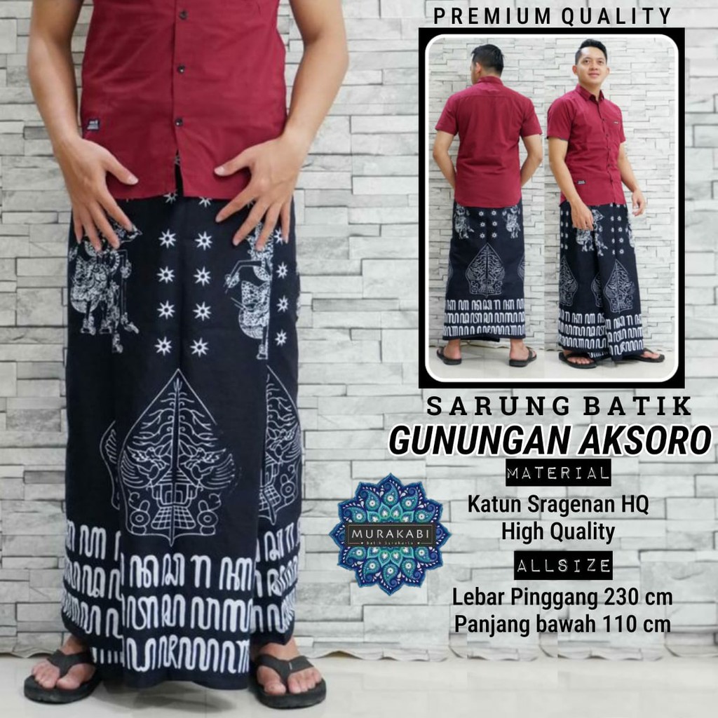 Sarung Batik Gunungan Aksoro Murakabi PARANG LAKSA BINTANG PUTIH PEKSI PERANG KERIS IRENG WAYANG ADEP COKLAT LAYANGTIH PUSAKA EMAS SINDUR BIRU KERIS EMAS DEWANGGA KOPIKA ABU BATIK SOLO AMANAH BATIKSOLOAMANAH CABUT PEKSI SEMULUR DAMAR LANGIT PUSPO GAGAH
