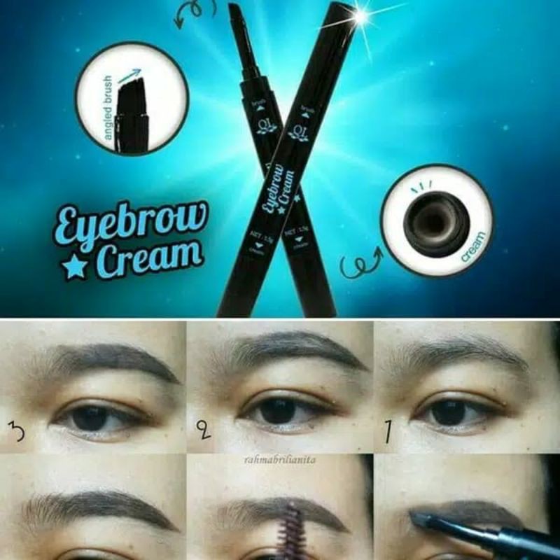 QL Eyebrow Cream 1.5 gr ~ Eyebrow Cream Ql Original 100%