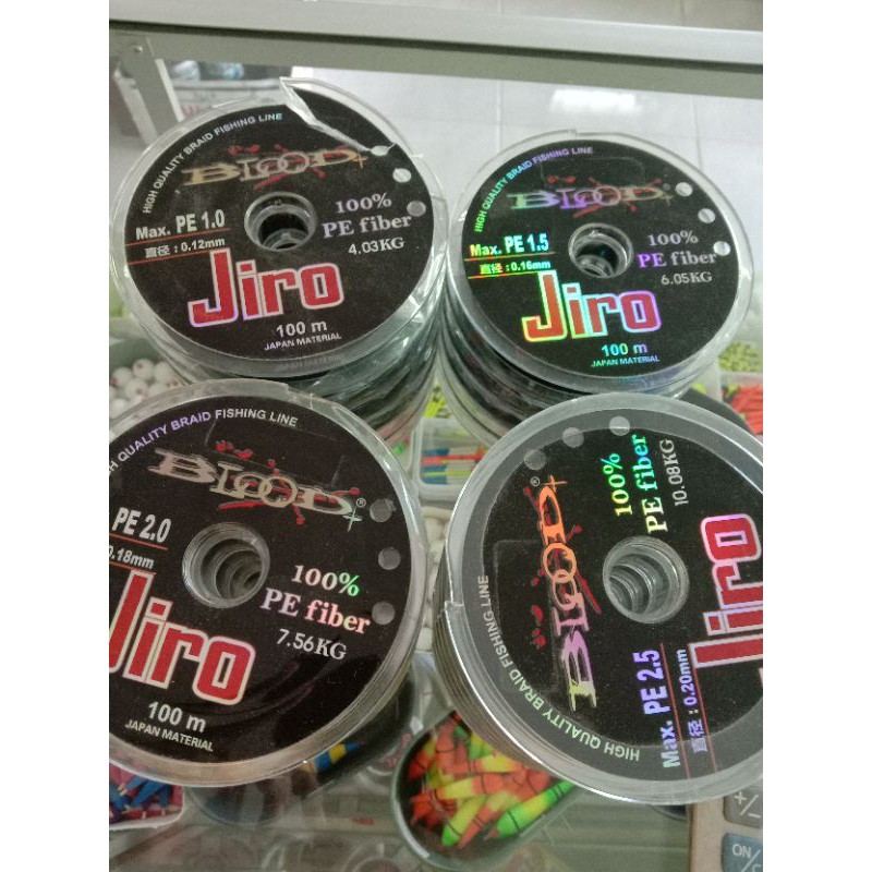 Senar PE Blood Jiro