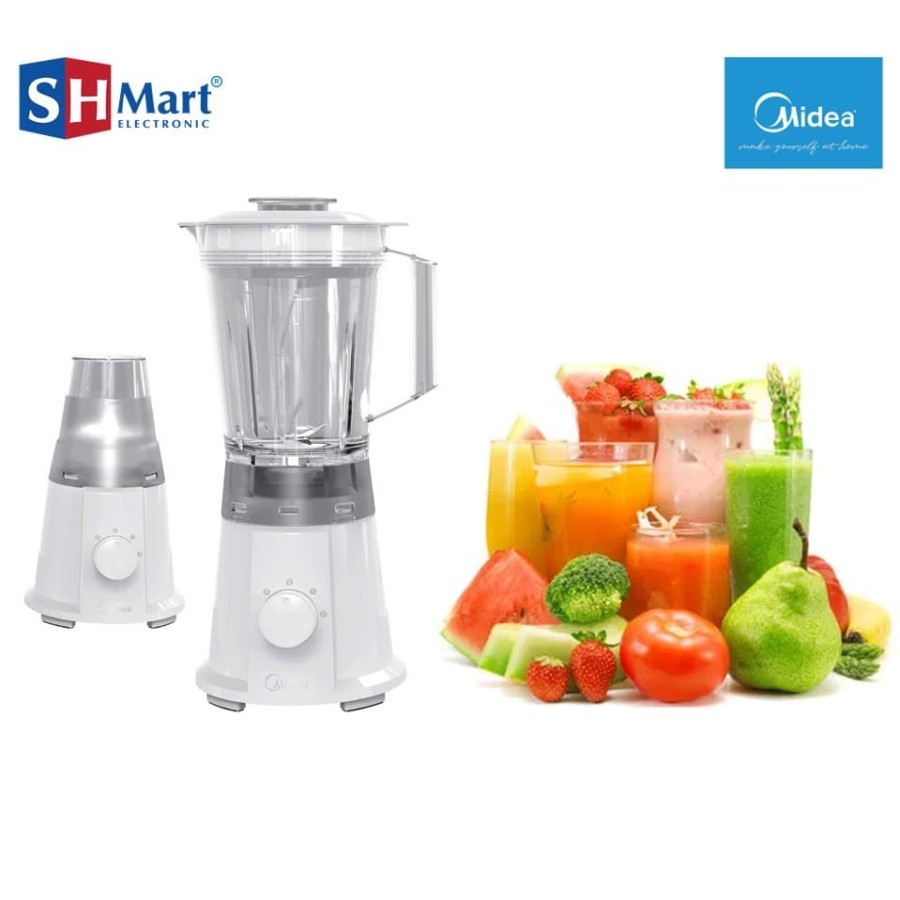 BLENDER PLASTIK MIDEA 1,25 LITER BL-11972 BLENDER MURAH