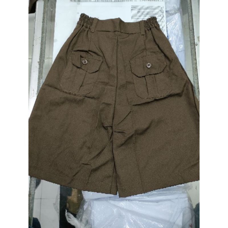 ROK KULOT PENDEK / ROK PENDEK PRAMUKA SAKU 2 DEPAN / ROK PRAMUKA TUTUP / ROK CELANA SAKU 2 DEPAN / ROK CELANA KULOT PRAMUKA / ROK PRAMUKA TUTUP / ROK CELANA SD / ROK CELANA SMP / ROK KULOT PRAMUKA / ROK PRAMUKA SPAN SAKU 2 PENDEK