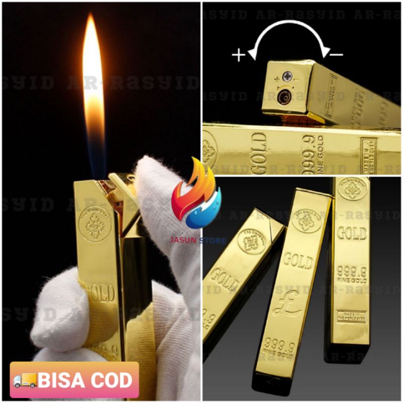 MANCIS KOREK API UNIK BETUK EMAS BATANG GOLD BISA COD