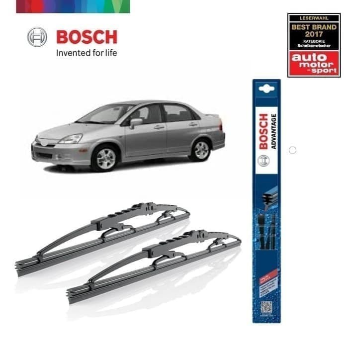 Wiper Blade Baleno Next G BOSCH Sepasang Advantage 18-22&quot; ORIGINAL