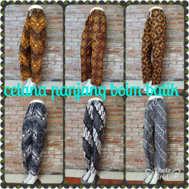 Celana panjang batik / celana boim / celana batik / celana batik panjang ukuran standar dan jumbo / 