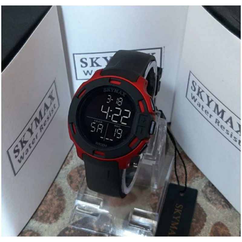 Jam Tangan Tahan Air Berenang Jam Skymax Jam Tangan Terbaru Original Bahan Halus Outdoor Series