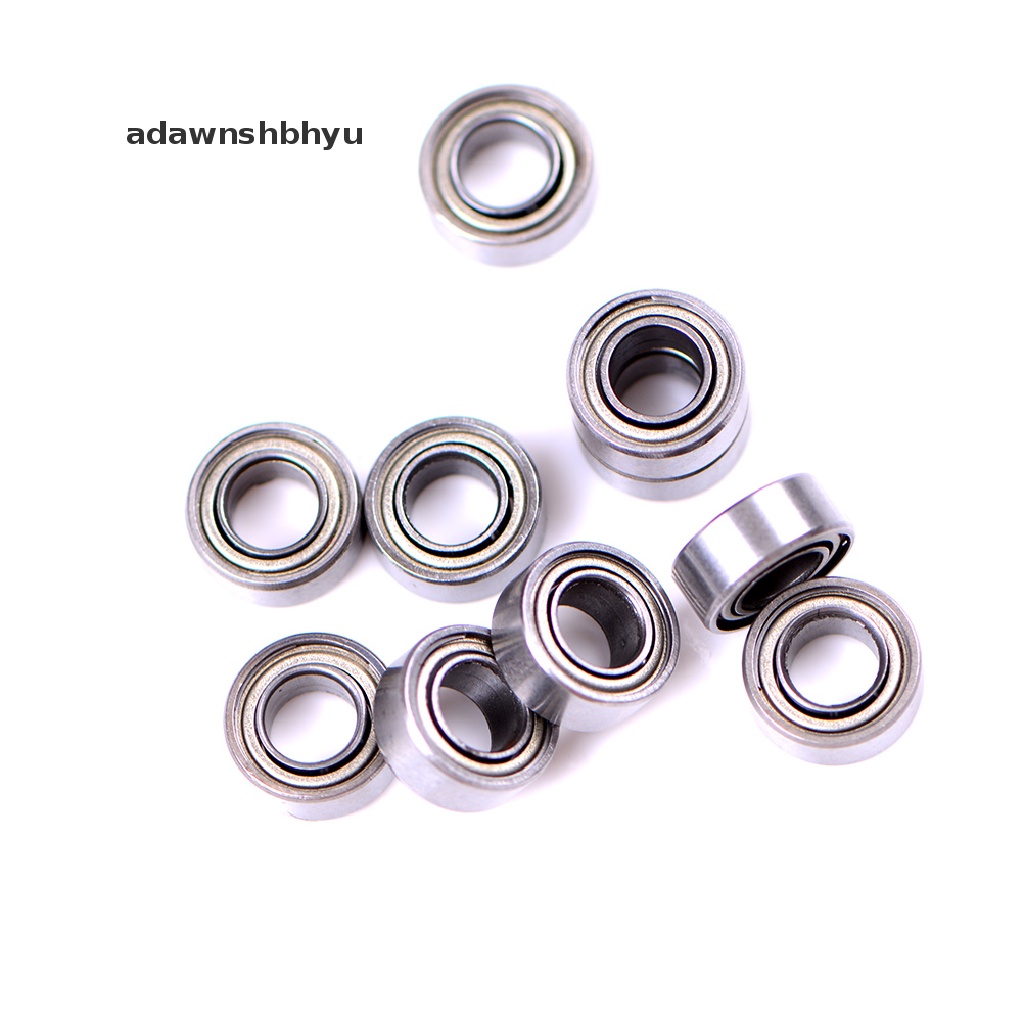 Adawnshbhyu 10pcs MR105ZZ L-1050 MR105 deep groove ball bearing 5x10x4 mm Miniatur Mr105zz Bearing ABEC-1 (10PCS) 5*10*4 mm Miniatur MR105 ZZ Ball Bearing  Bola MR105ZZ