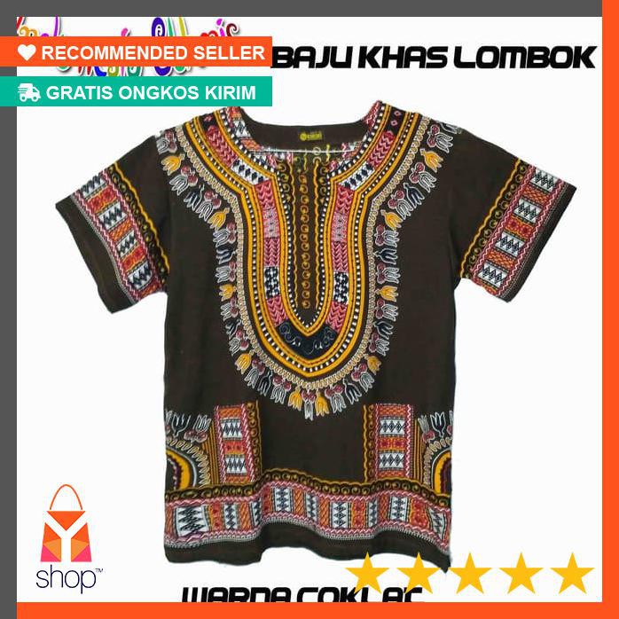 SALE  BAJU ETNIK LOMBOK / BAJU DASHIKI ANEKA WARNA HIPPIES/BOHO PRIA WANITA