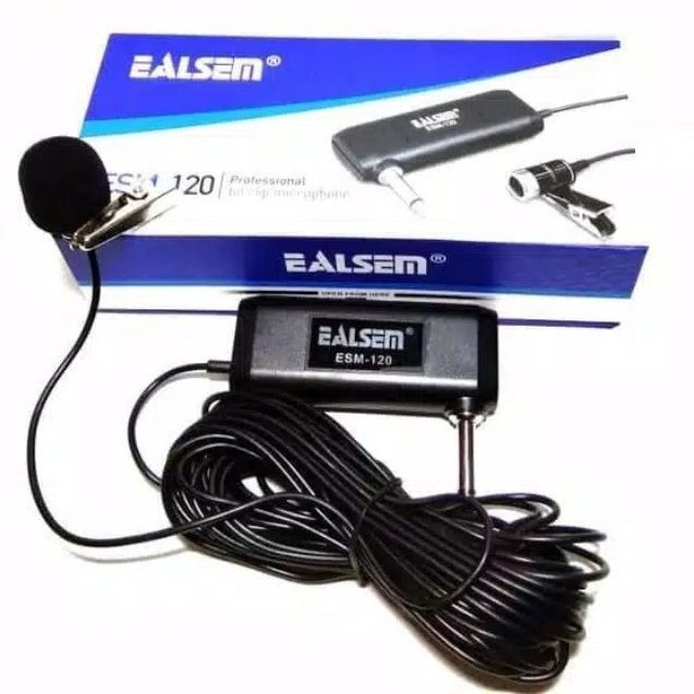 tie clip microphone EALSEM ESM-120 mic jepit professional