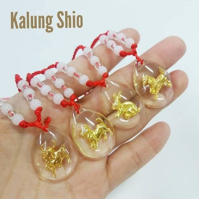 Liontin Shio Kalung China Cina Zodiak