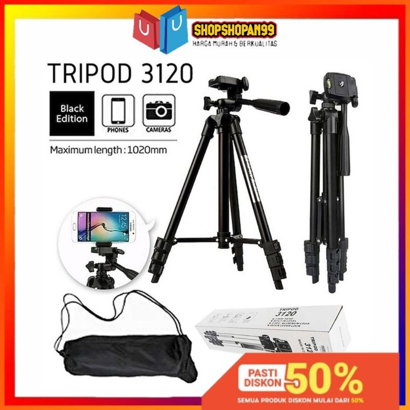 TRIPOD 3120 BLACK ORIGINAL 1 METER FREE HOLDER U &amp; TAS