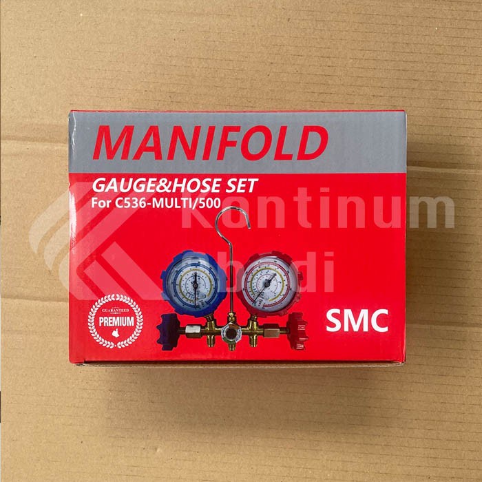 DOUBLE TESTING MANIFOLD SET | R22 R32 R410 R134A