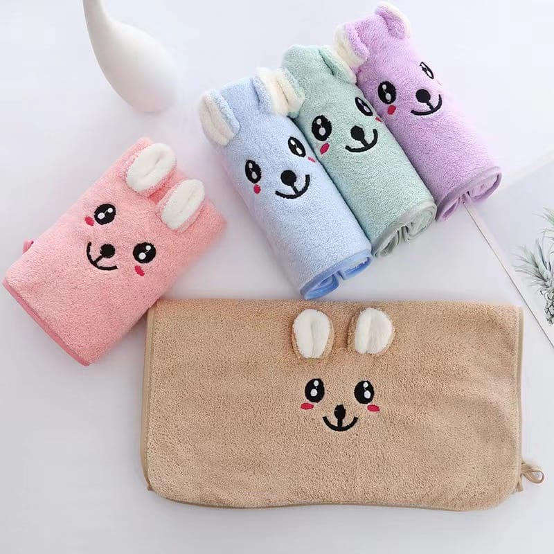 HANDUK BAYI LEMBUT MICROFIBER 50X100 HANDUK BAYI BEAR