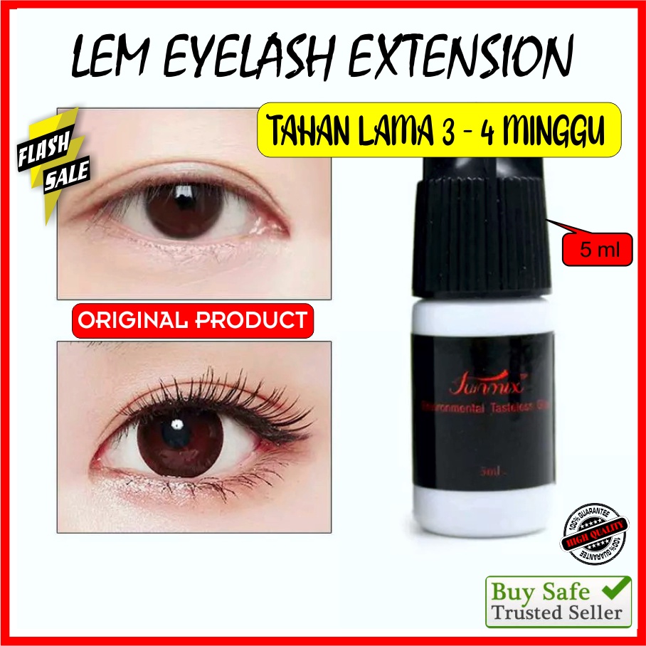 Funmix Lem Bulu Mata Eyelash Extension TAHAN LAMA TIDAK PERIH TIDAK BERBAU PREMIUM 5 ml ORIGINAL