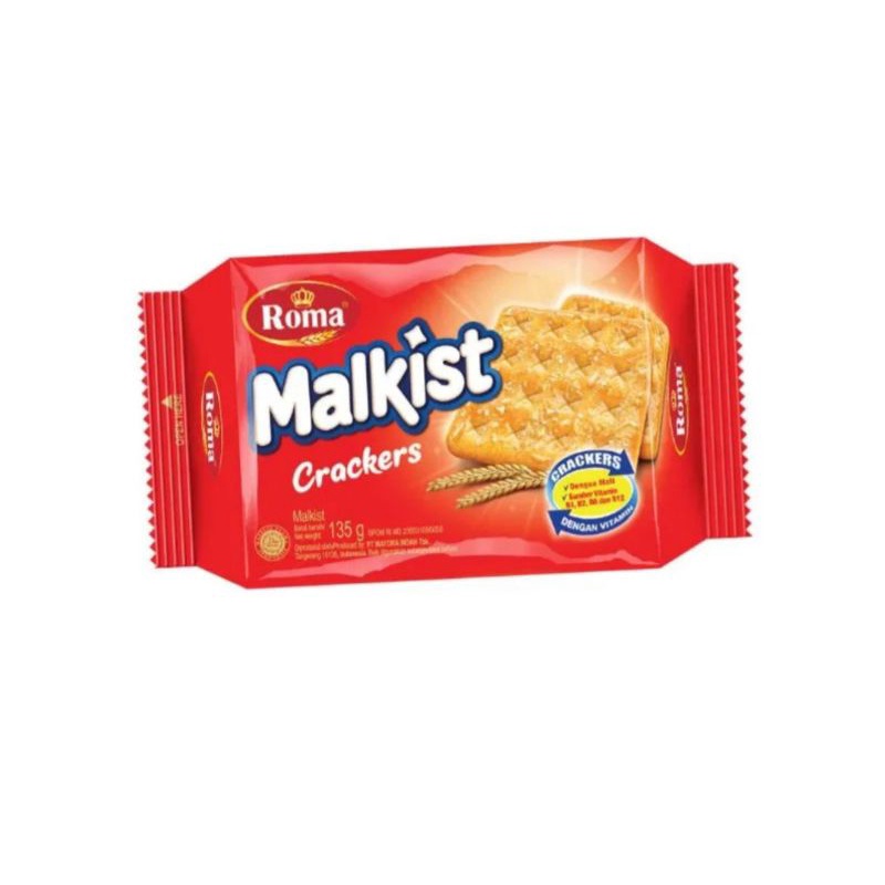 

Roma Malkist Pack 105 gr Crackers Manis dan coklat