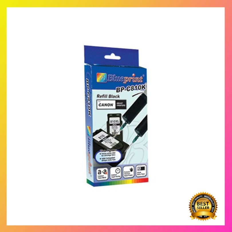 Diskon Blueprint Tinta Refill Canon Black Pigment (BP-C810K)