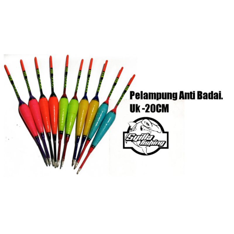 Pelampung pancing/Pelampung Anti Badai/kimbul/apung-apung pancing/Kambangan/Uk-20Cm