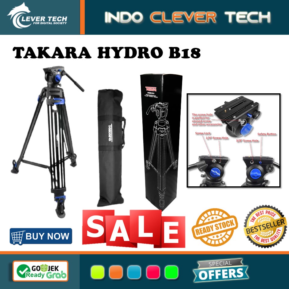 Takara Hydro B18 Video Tripod