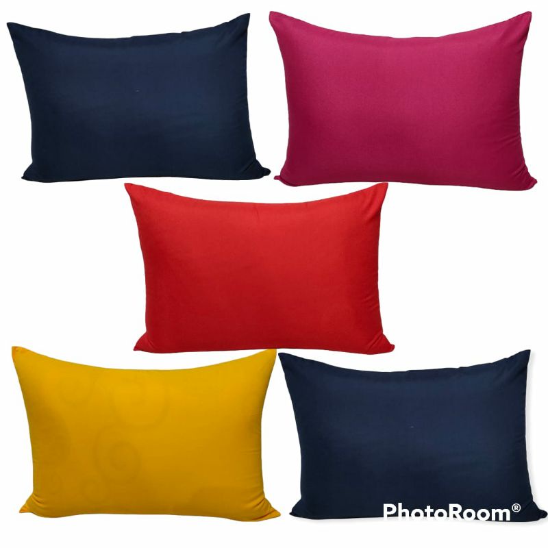 SARUNG BANTAL DAN SARUNG GULING POLOS PREMIUM MURAH